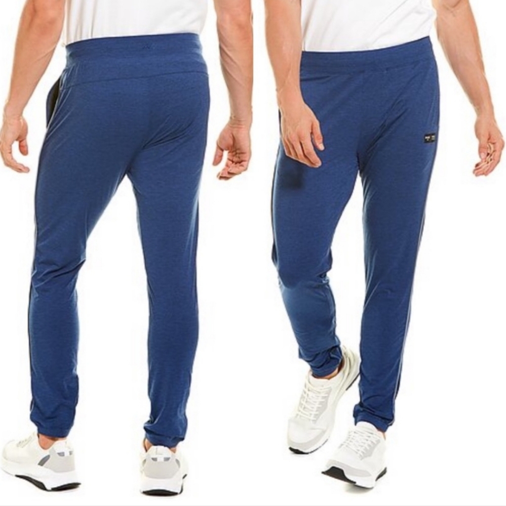 RHONE Men's Blue Jogger Sweatpants